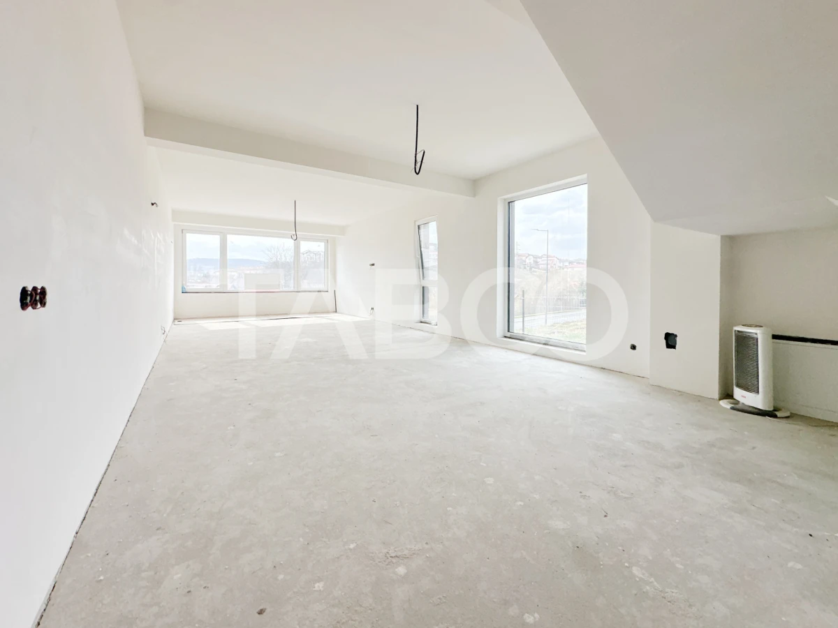 Casa cuplata semifinisata de vanzare in Dambul Rotund cu garaj - 1