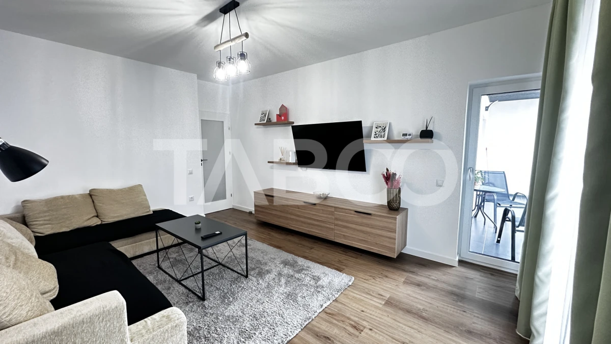 Apartament mobilat utilat 2 camere balcon parcare zona Doamna Stanca - 1