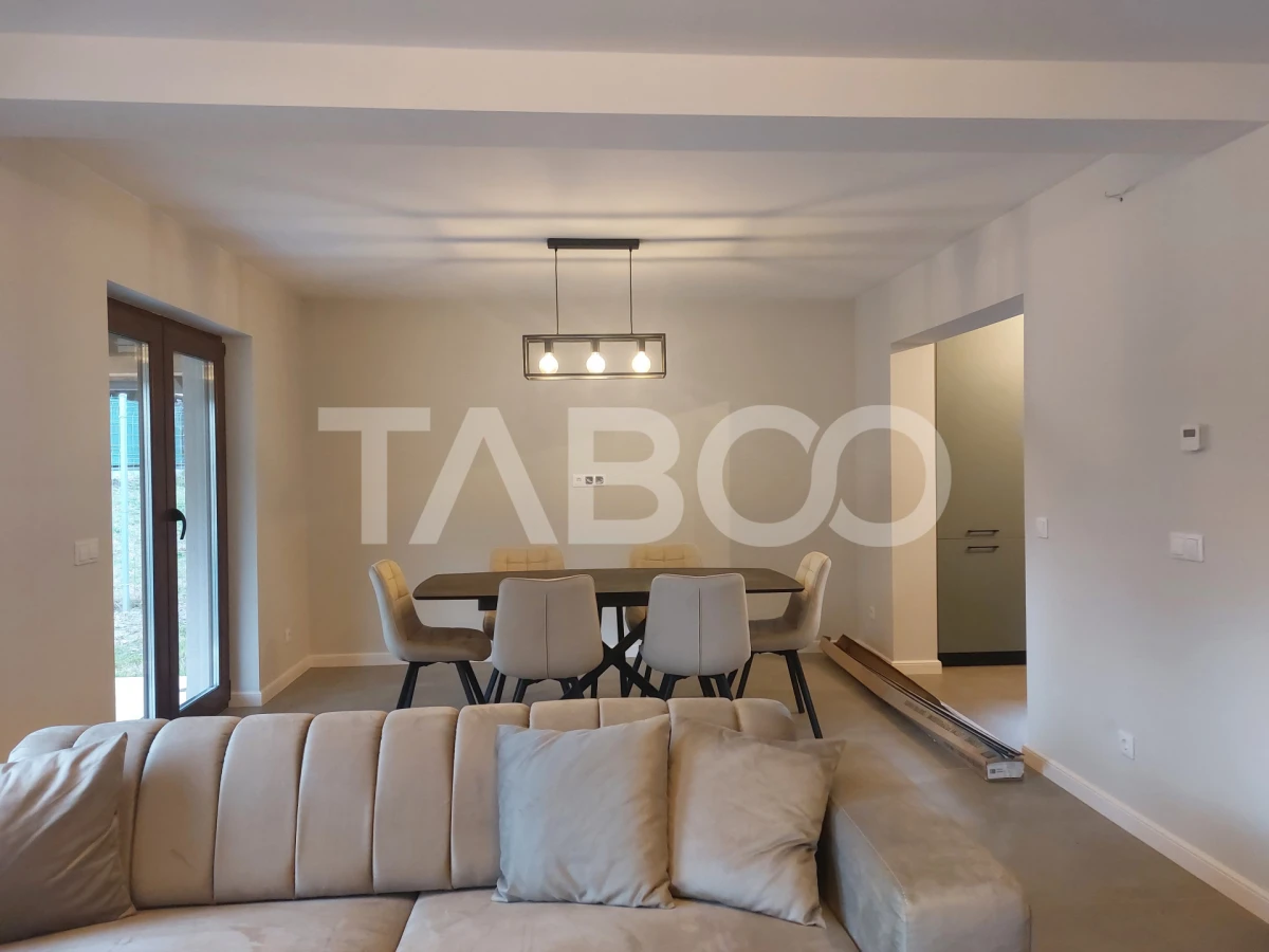 Casa prima inchiriere 5 camere curte 430 mp zona linistita Cisnadie - 3