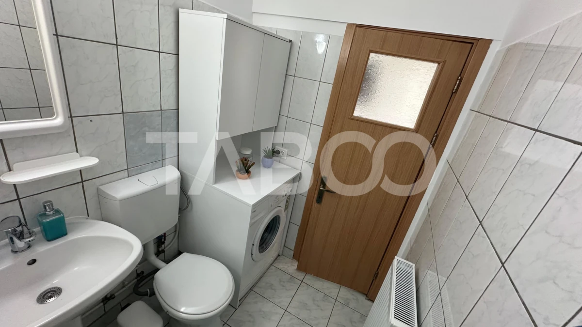 Apartament 54 mpu 2 camere de inchiriat balcon zona Terezian Sibiu - 10