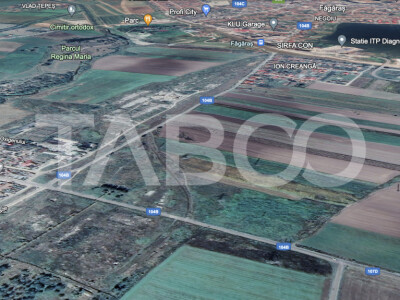 Teren intravilan de 3700 mp zona periferica Sud de vanzare in Fagaras