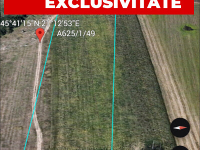 Teren extravilan 18.400 mp, 2 fronturi stradale, zona Chisoda