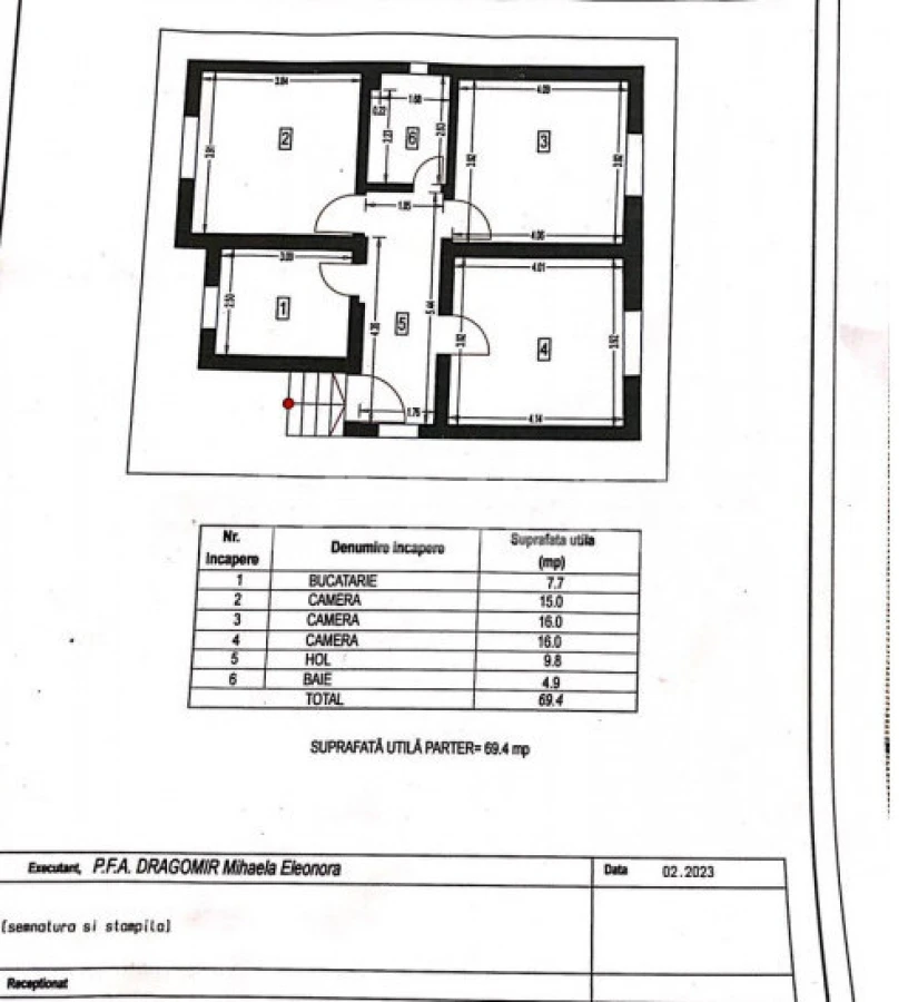 Casa individuala 4 camere 106 mp utili 450 teren liber Selimbar - 4
