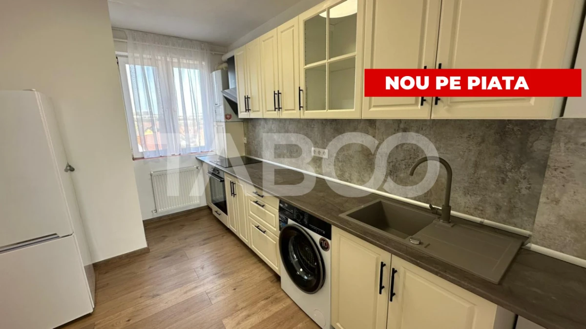 Apartament 2 camere balcon modern loc de parcare zona Turnisor Sibiu - 1