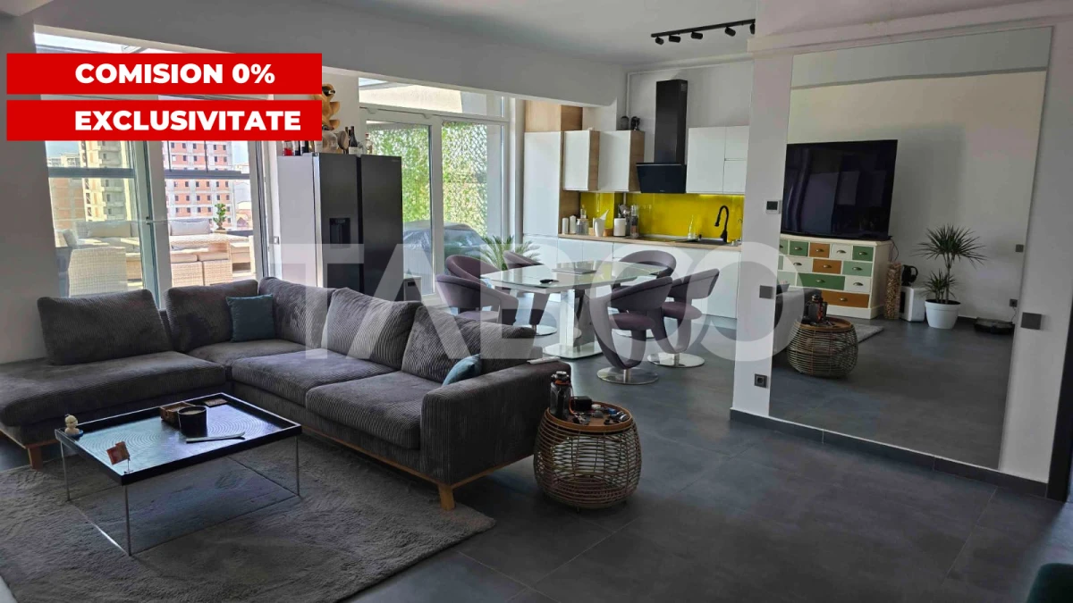 EXCLUSIVITATE Penthouse de lux cu vedere panoramica spre munti Sibiu - 1