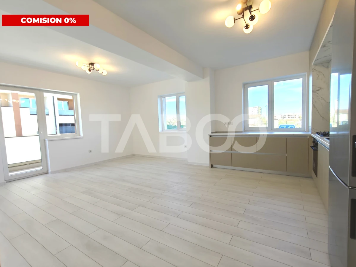 Apartament 3 camere 2 bai 1 parcare - decomandat si intabulat in Sibiu - 1