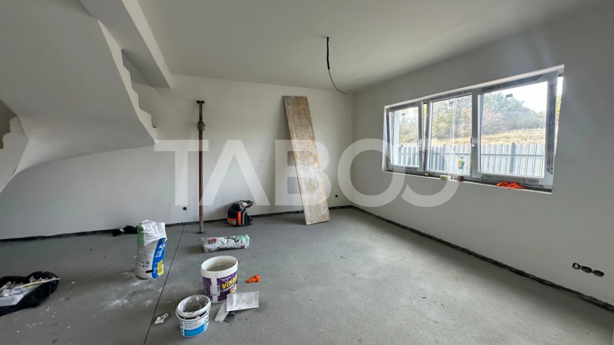 Casa 4 camere de tip Duplex Comision 0 teren liber 230 pivnita Sibiu - 3