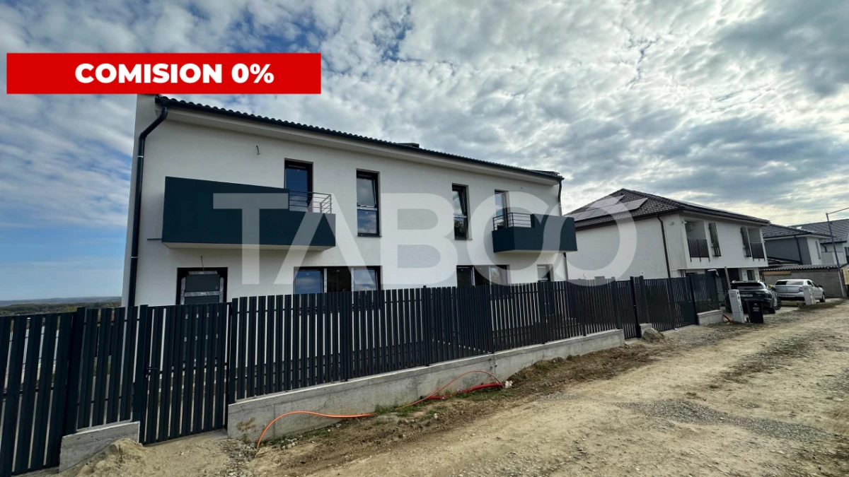 Casa 4 camere de tip Duplex Comision 0 teren liber 230 pivnita Sibiu - 2