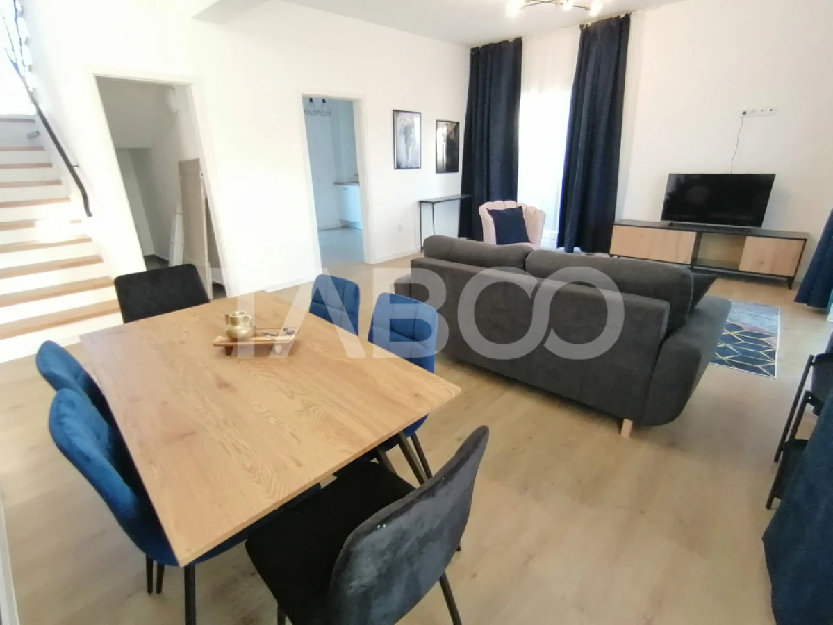 Casa moderna de inchiriat mobilata utilata cu garaj si curte Selimbar - 4