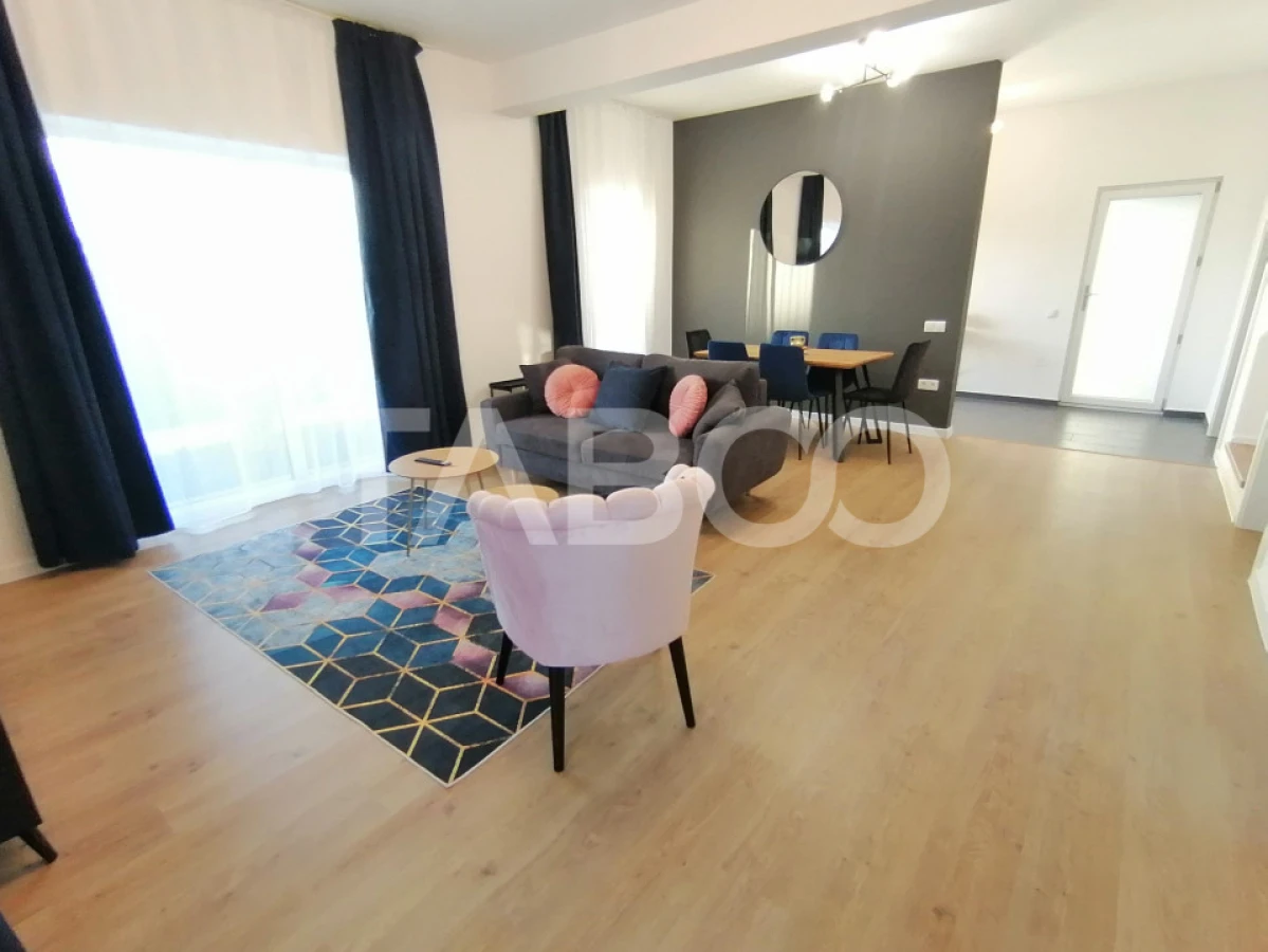 Casa moderna de inchiriat mobilata utilata cu garaj si curte Selimbar - 3