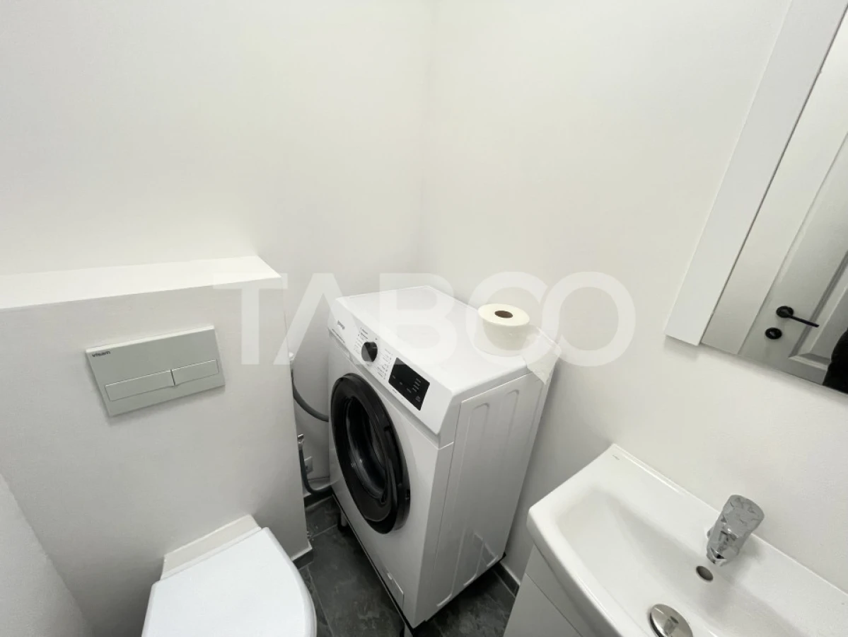 Apartament renovat complet cu 3 camere 2 bai 73 mpu Strand Sibiu - 8