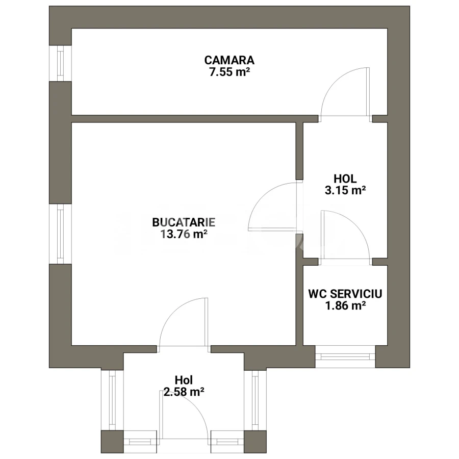 Casa individuala de vanzare 3 camere 2 bai garaj Piata Cluj - 5