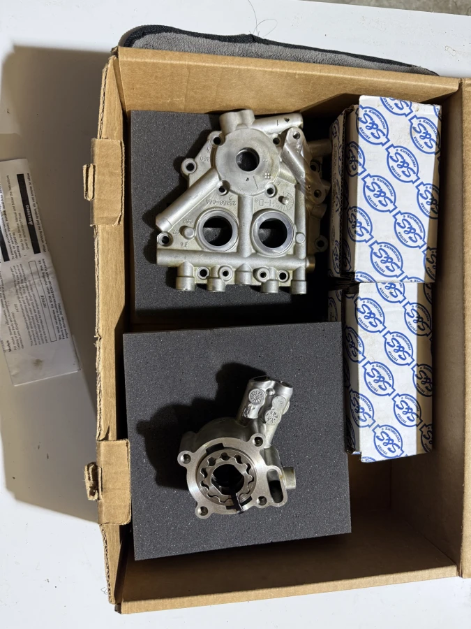 Kit pompa ulei+placa presiune+axe cu came OEM Harley Davidson - 1