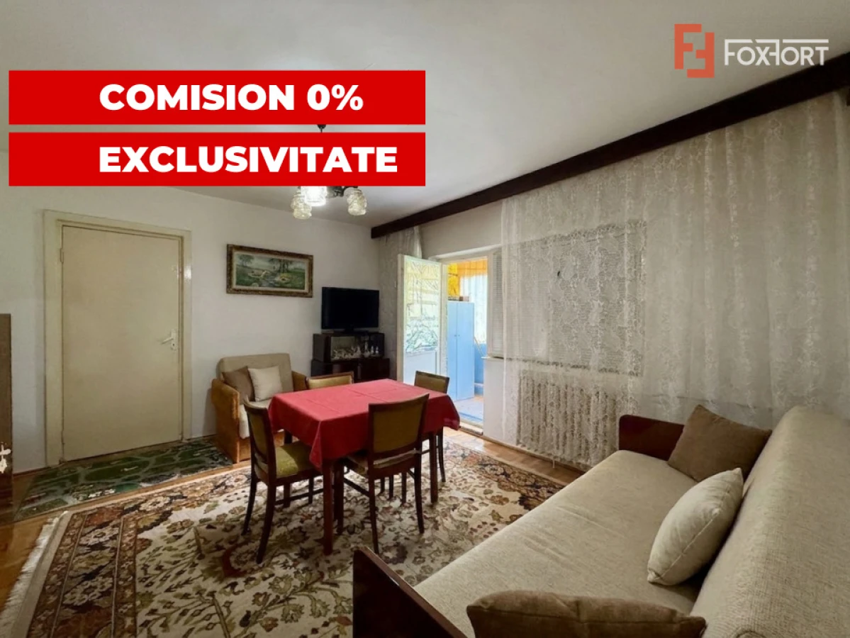COMISION 0% Apartament cu 2 camere semidecomandat, zona Aradului - 1