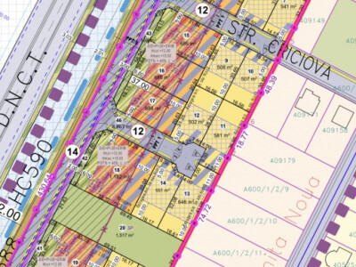 Parcele teren de vanzare, pentru case - Mosnita Noua