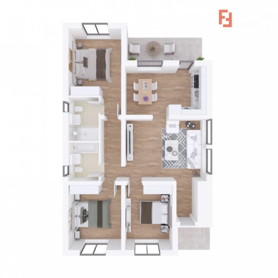 Casa individuala cu 4 camere - Toate utilitatile + Asfalt - Mosnita Noua - 8