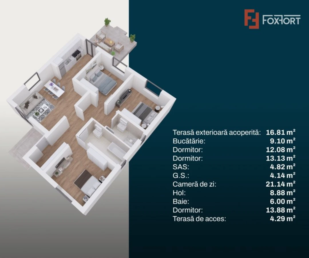 Casa individuala cu 4 camere - Toate utilitatile + Asfalt - Mosnita Noua - 7
