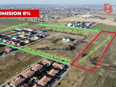 COMISION 0% Parcela Mosnita, toate utilitatile + Asfalt