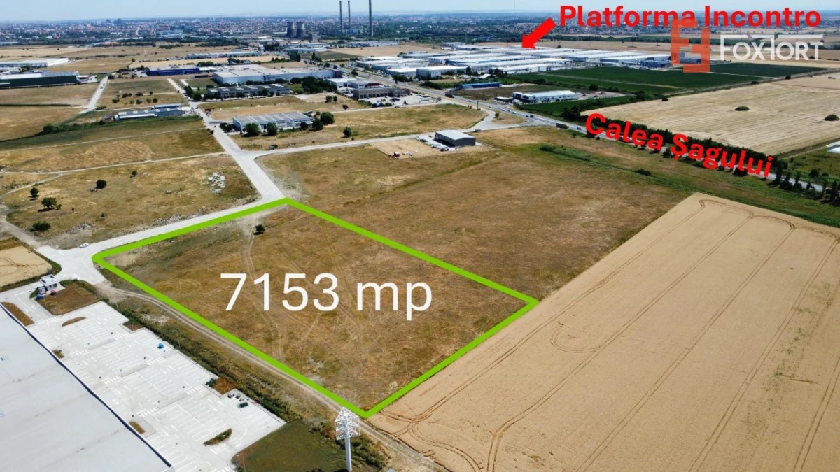 Comision 0% Teren intravilan industrial in Timisoara - Zona Calea Sagului - 1