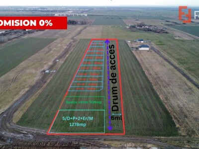 Parcele de teren 539 mp cu PUZ in lucru - Ideal pentru Investitii