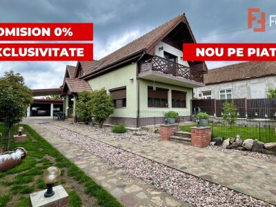 COMISION 0% Casa individuala 4 camere utilata, cu garaj dublu - Giarmata