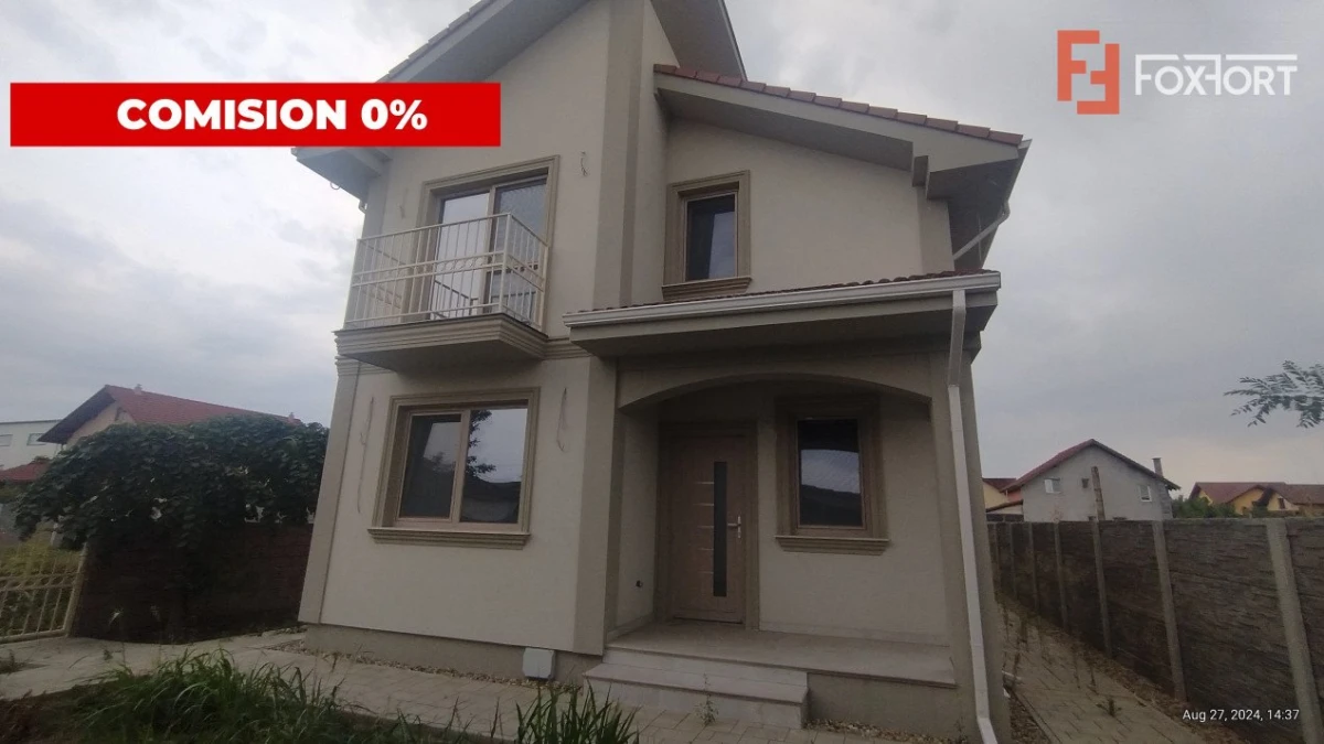 COMISION 0% Casa individuala 5 camere, Sacalaz - Zona centrala, garaj - 1