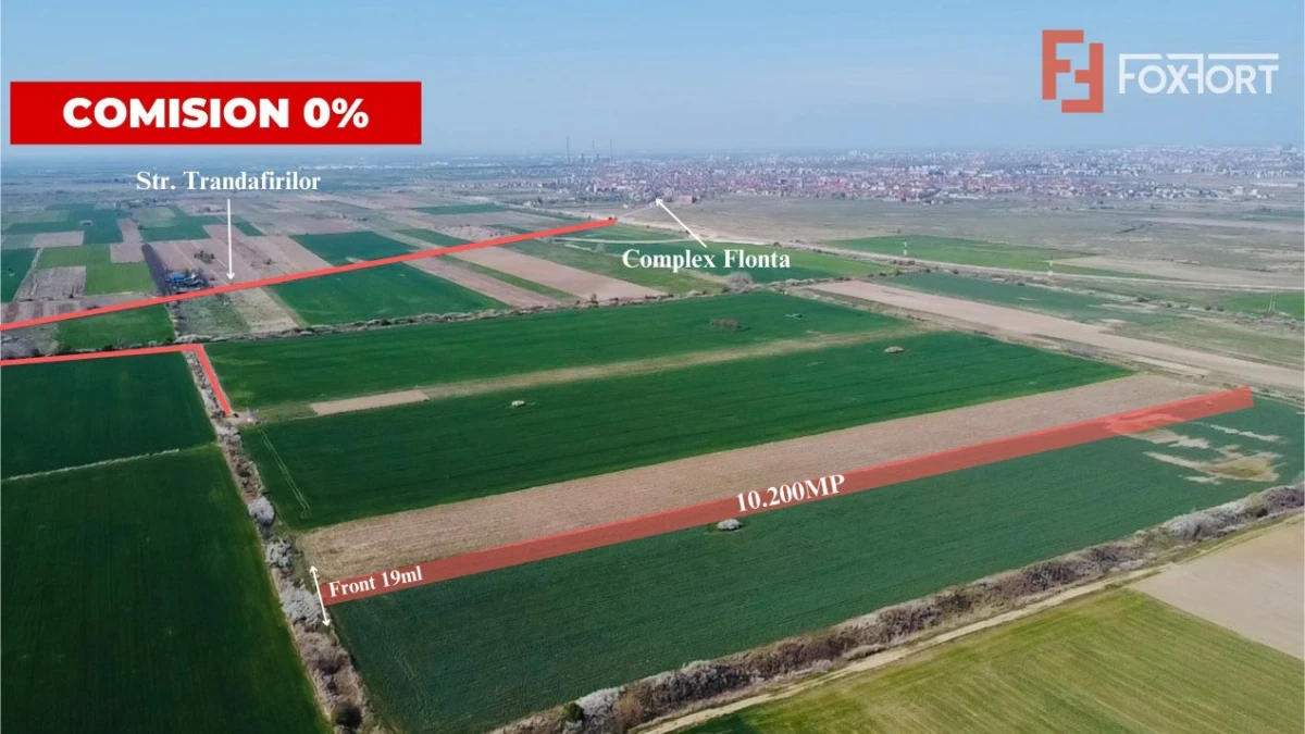 COMISION 0% Teren Extravilan 10.200 mp, Front 19ml, Giroc - 2