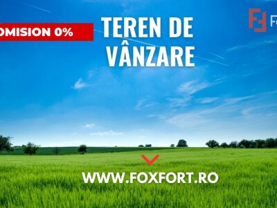 OCAZIE COMISION 0% - Vanzare teren intravilan Mosnita Noua, Rudicica