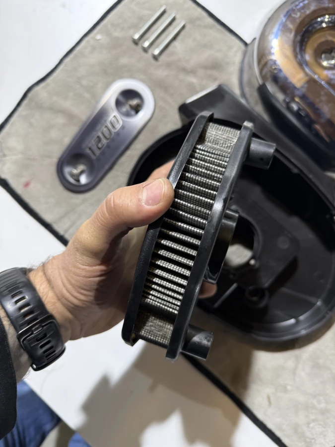 Kit filtru aer si carcasa OEM Harley Davidson Sportster 1200 - 3
