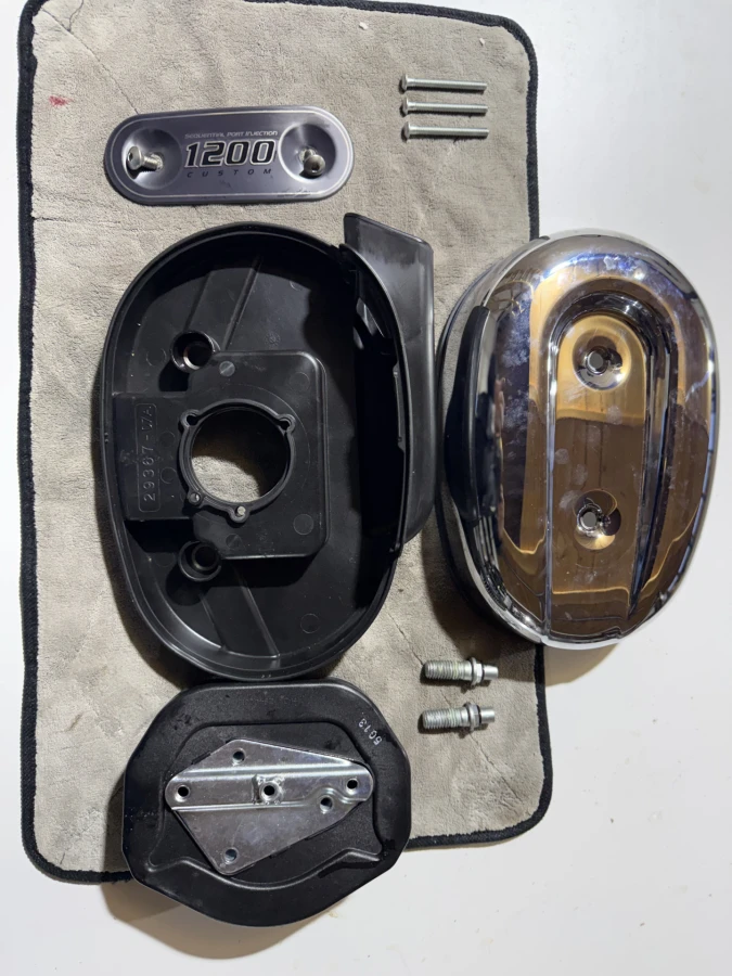 Kit filtru aer si carcasa OEM Harley Davidson Sportster 1200 - 5