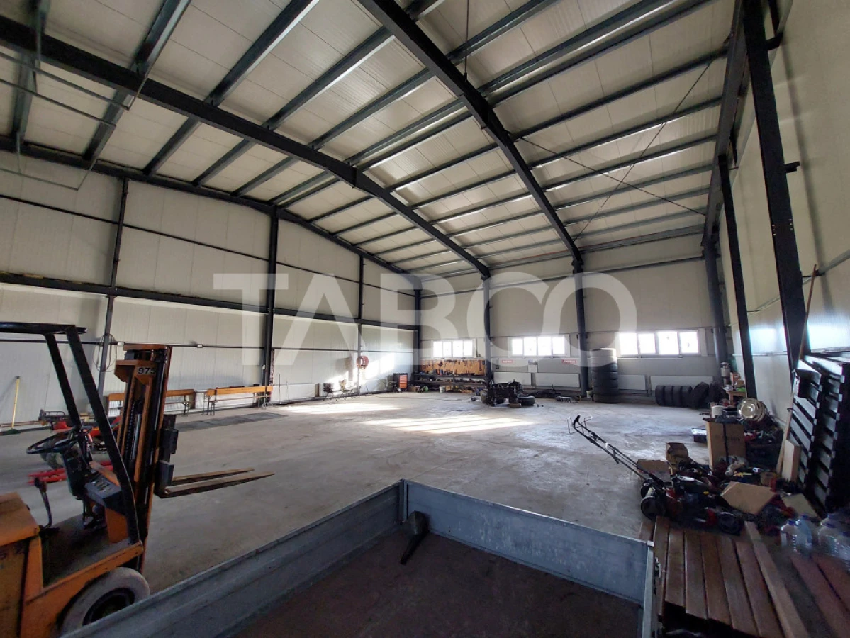 Service auto de inchiriat 300 mp hala acces din DN1 in Bradu Sibiu - 9