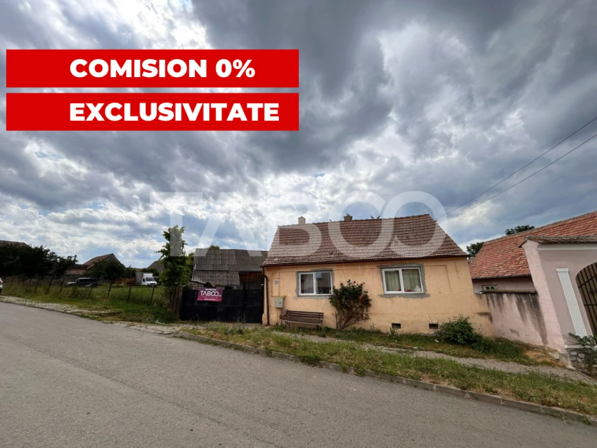 EXCLUSIVITATE Casa individuala + teren Sura Mica COMISION 0 % - 1