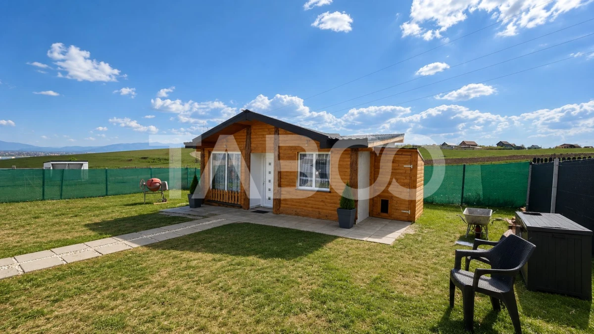 Teren de vanzare 500 mp + cabana la cheie cu utilitati Sura Mare - 2