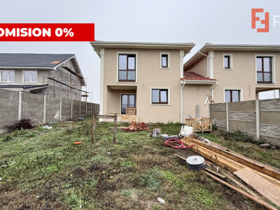 COMISION 0% Duplex individual, 5 camere si teren de 410 mp, zona Mosnita
