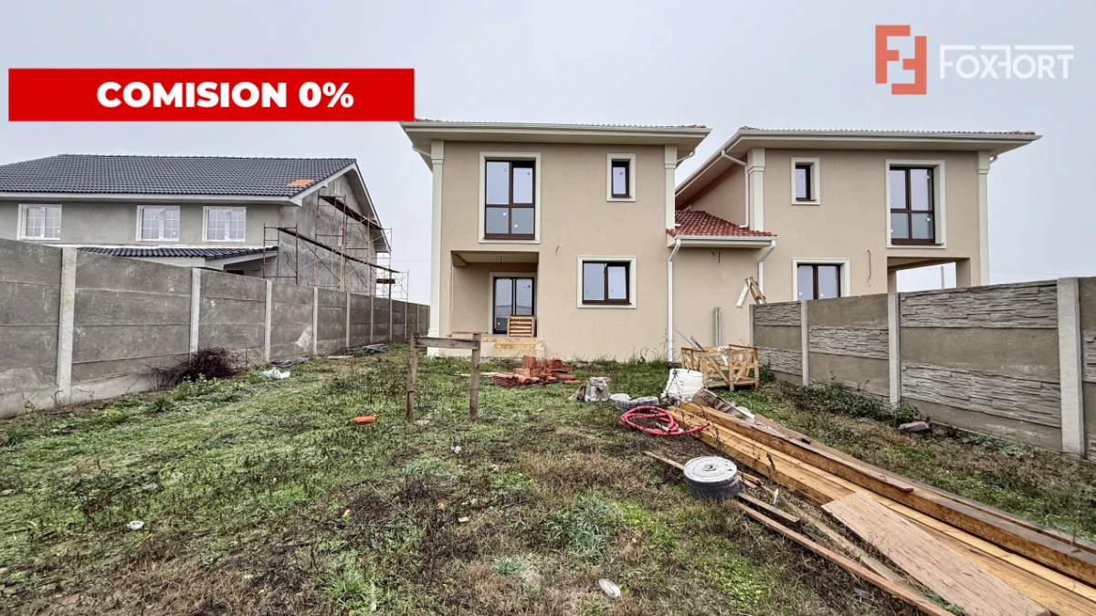 COMISION 0% Duplex individual, 5 camere si teren de 410 mp, zona Mosnita - 1