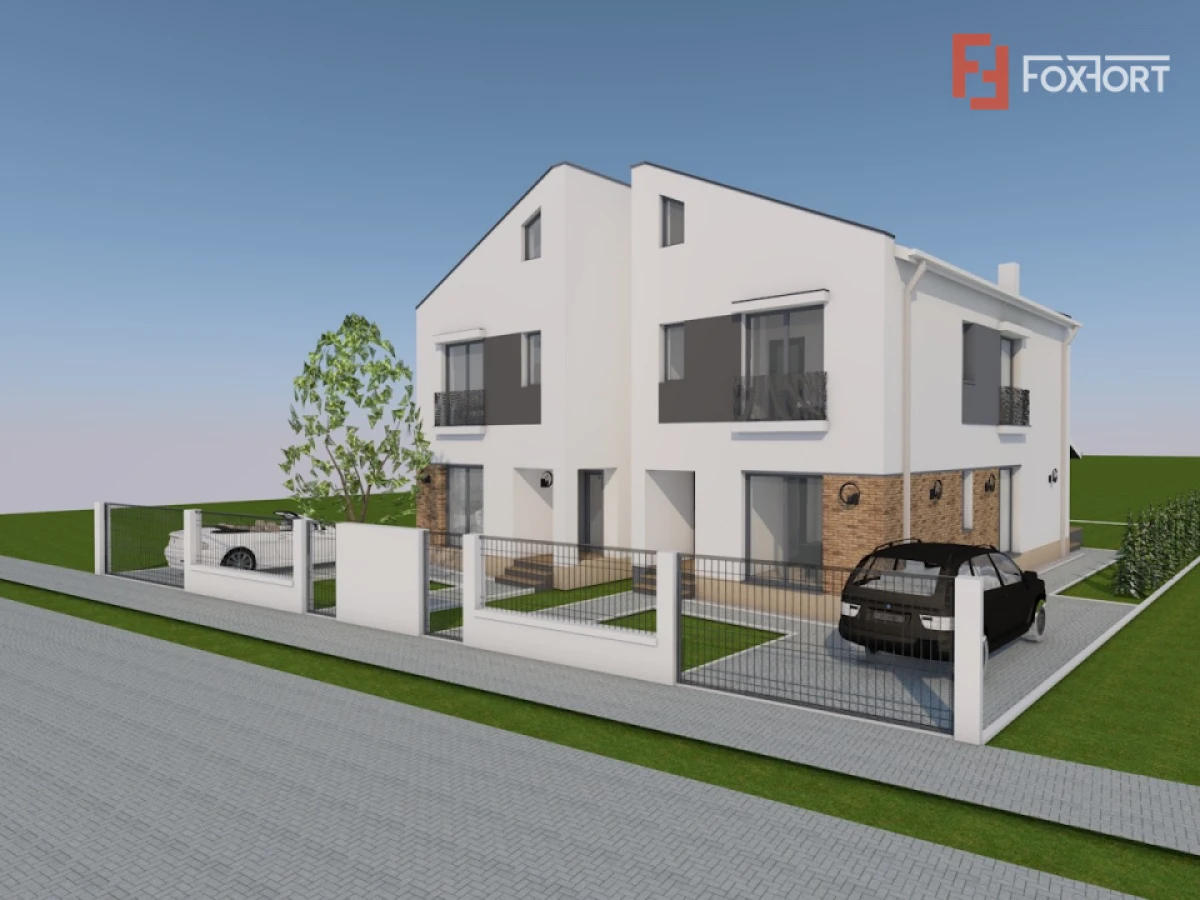 Duplex despartit prin camera tehnica, la cheie, 5 camere, in Sanandrei - 2