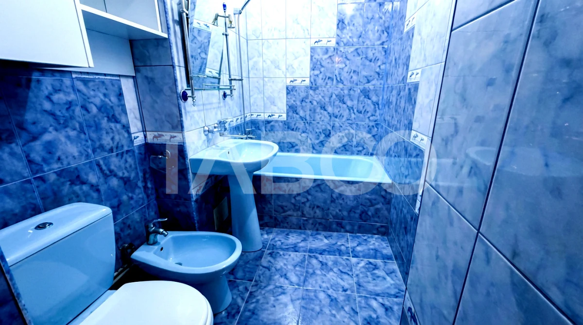 Apartament spatios cu 4 camere mobilat utilat 80mpu Turnisor Sibiu - 8