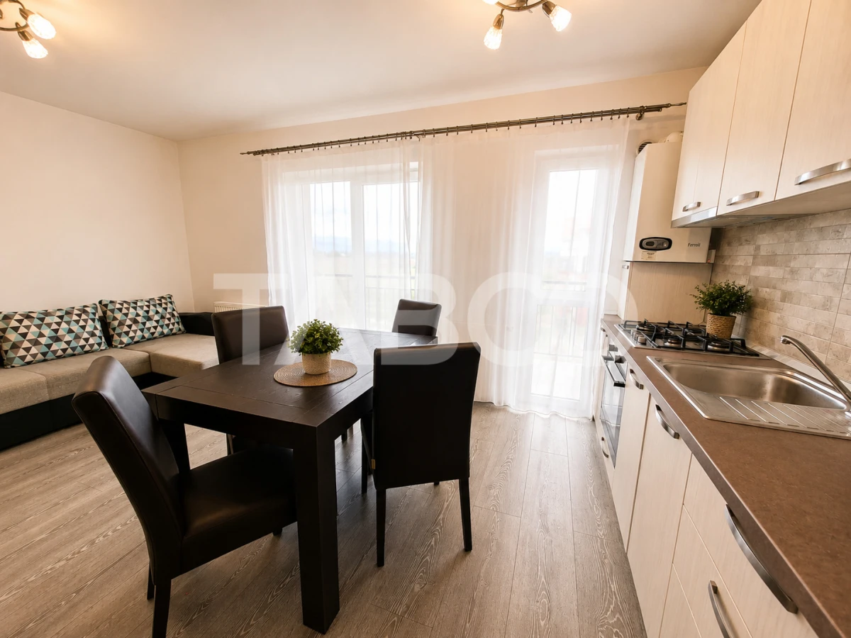 Apartament de închiriat 3 camere balcon parcare Magnolia Sibiu - 3