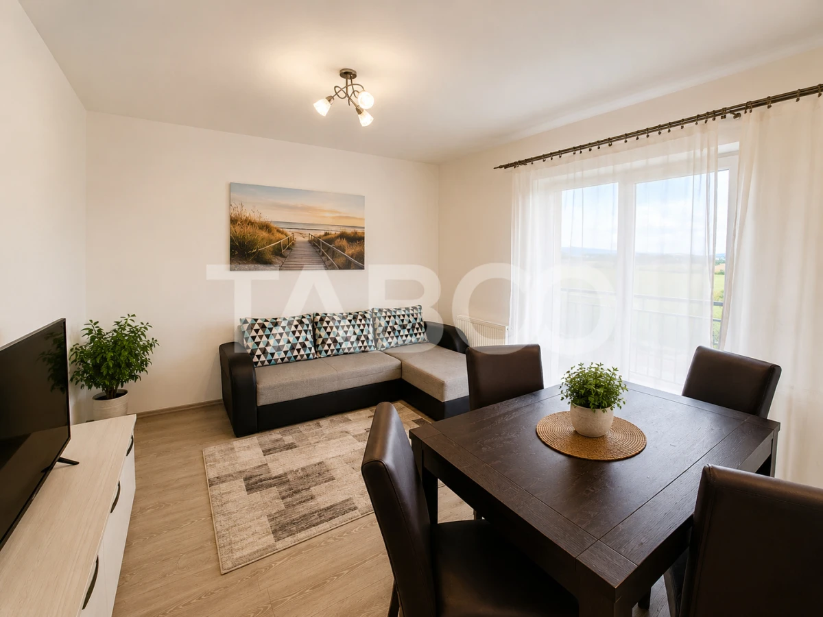 Apartament de închiriat 3 camere balcon parcare Magnolia Sibiu - 1