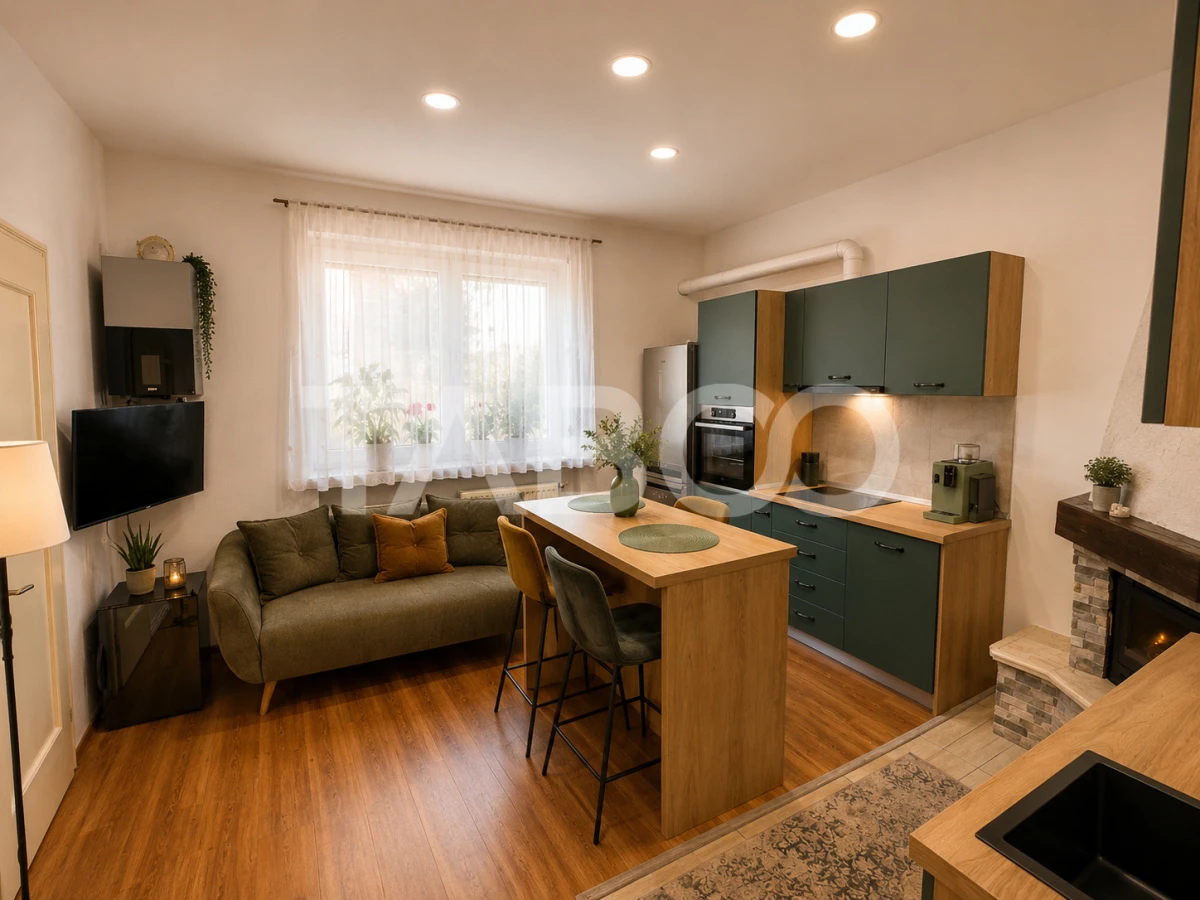 Apartament la casa de vanzare 2 camere - curte comuna cu 3 vecini - 7