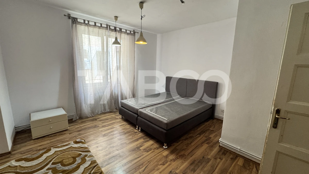 Apartamanet 3 camere de inchiriat mobilat utilat 100 mpu CENTRAL Sibiu - 1