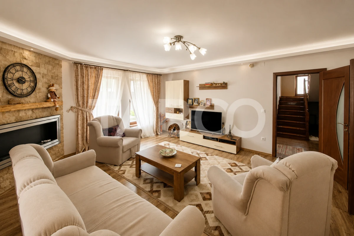 Casa individuala moderna de vanzare in Sura Mica teren pod si pivnita - 2