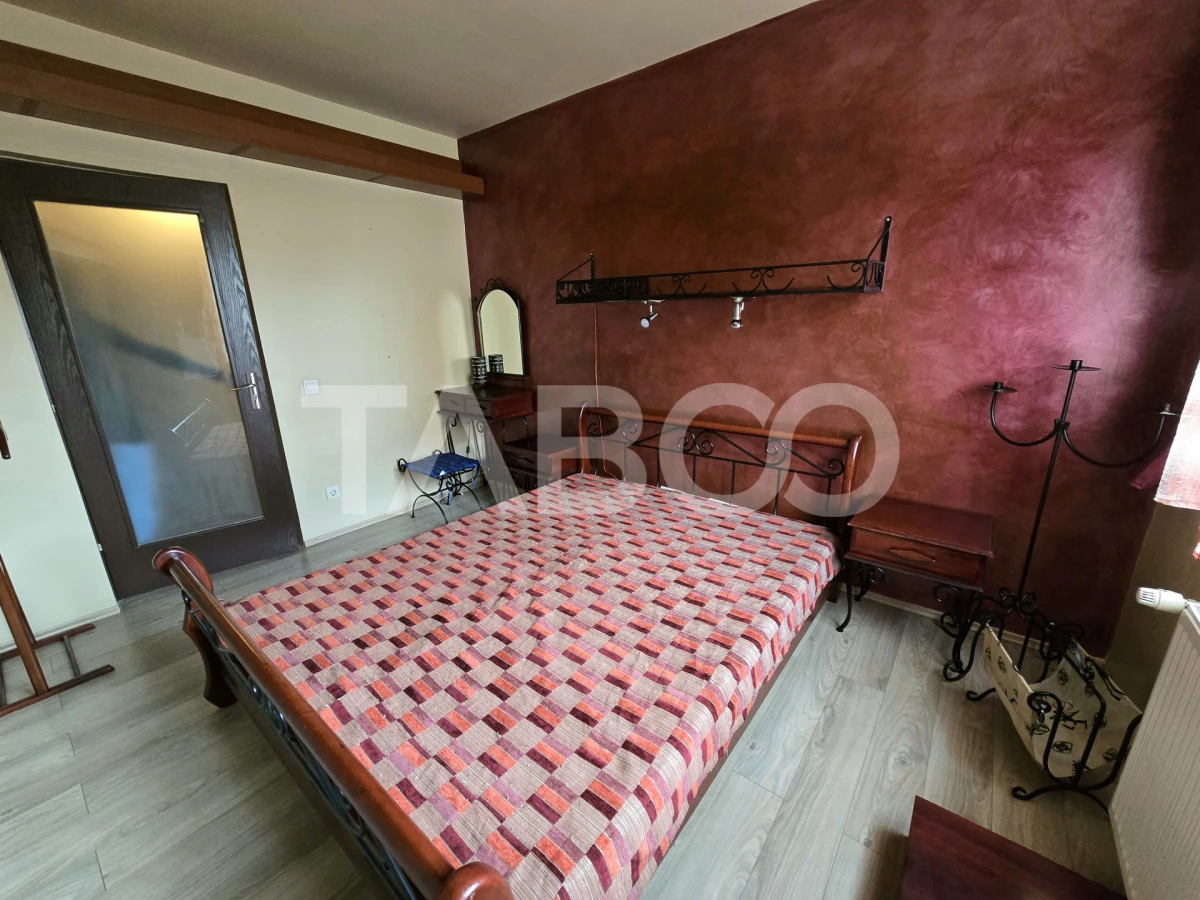 Apartament 2 camere etaj 3 mobilat utilat parcare lift Terezian Sibiu - 9