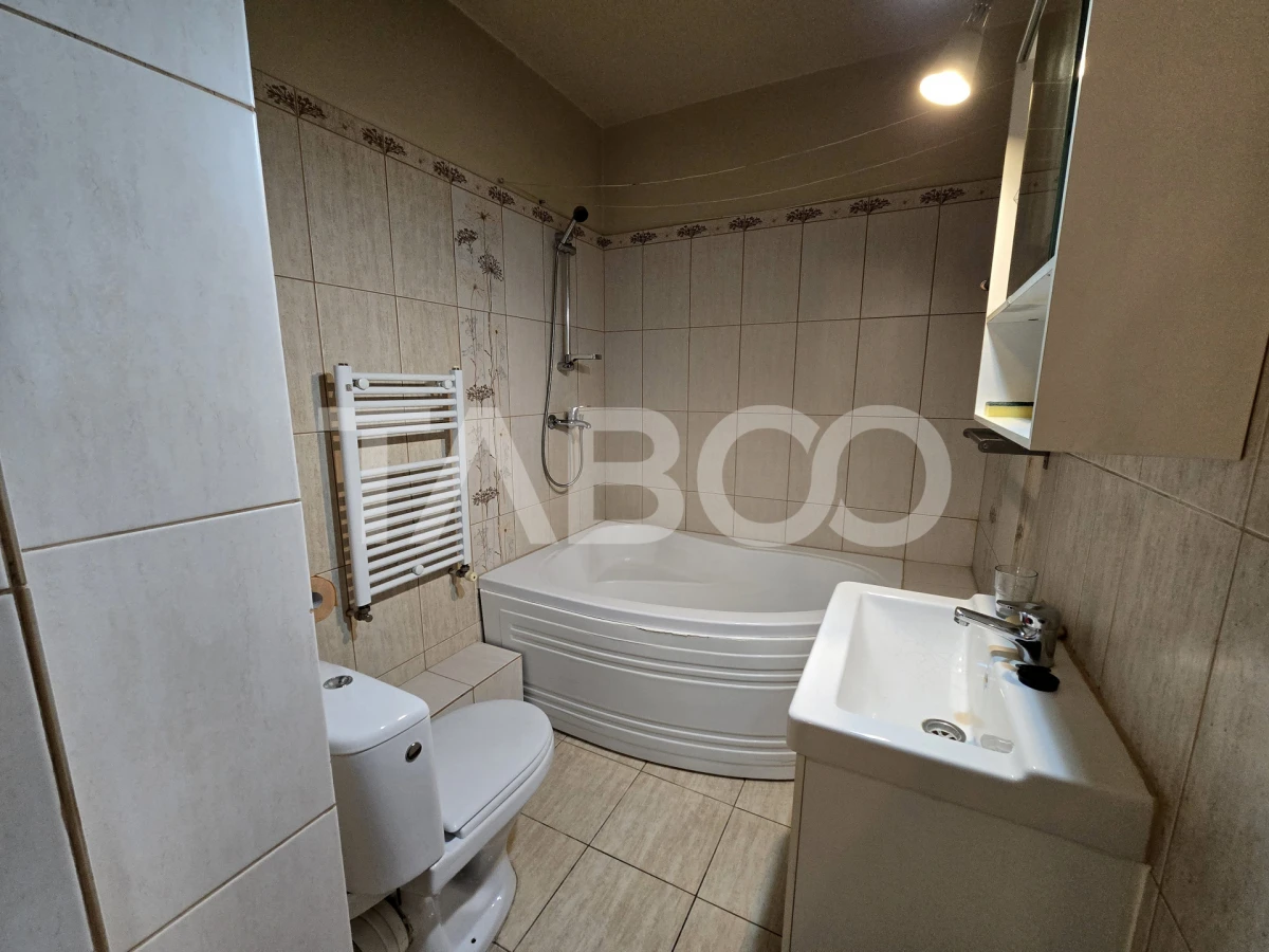 Apartament 2 camere etaj 3 mobilat utilat parcare lift Terezian Sibiu - 8