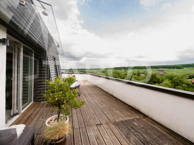 Penthouse 90 mp utili 3 camere 118 mp terasa 2 locuri parcare Cisnadie