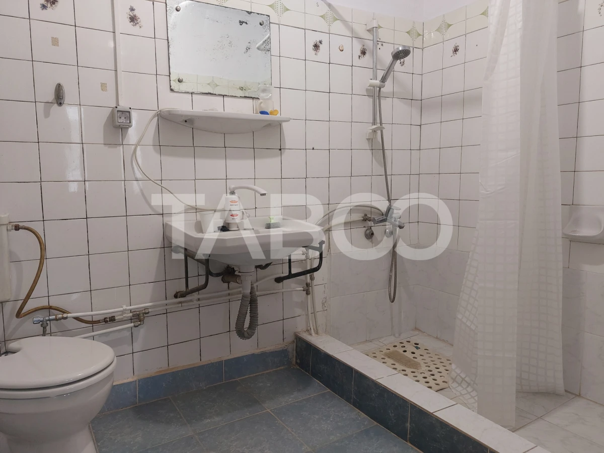 Casa mica 3 dormitoare curte mica 60 mp zona Lupeni Sibiu - 9