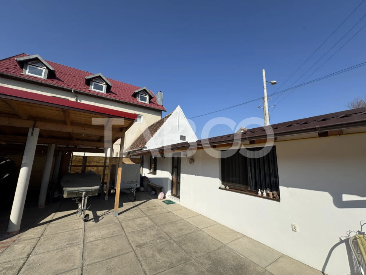 Casa individuala + apartament 2 fronturi teren 584 mp Turnisor Sibiu - 4