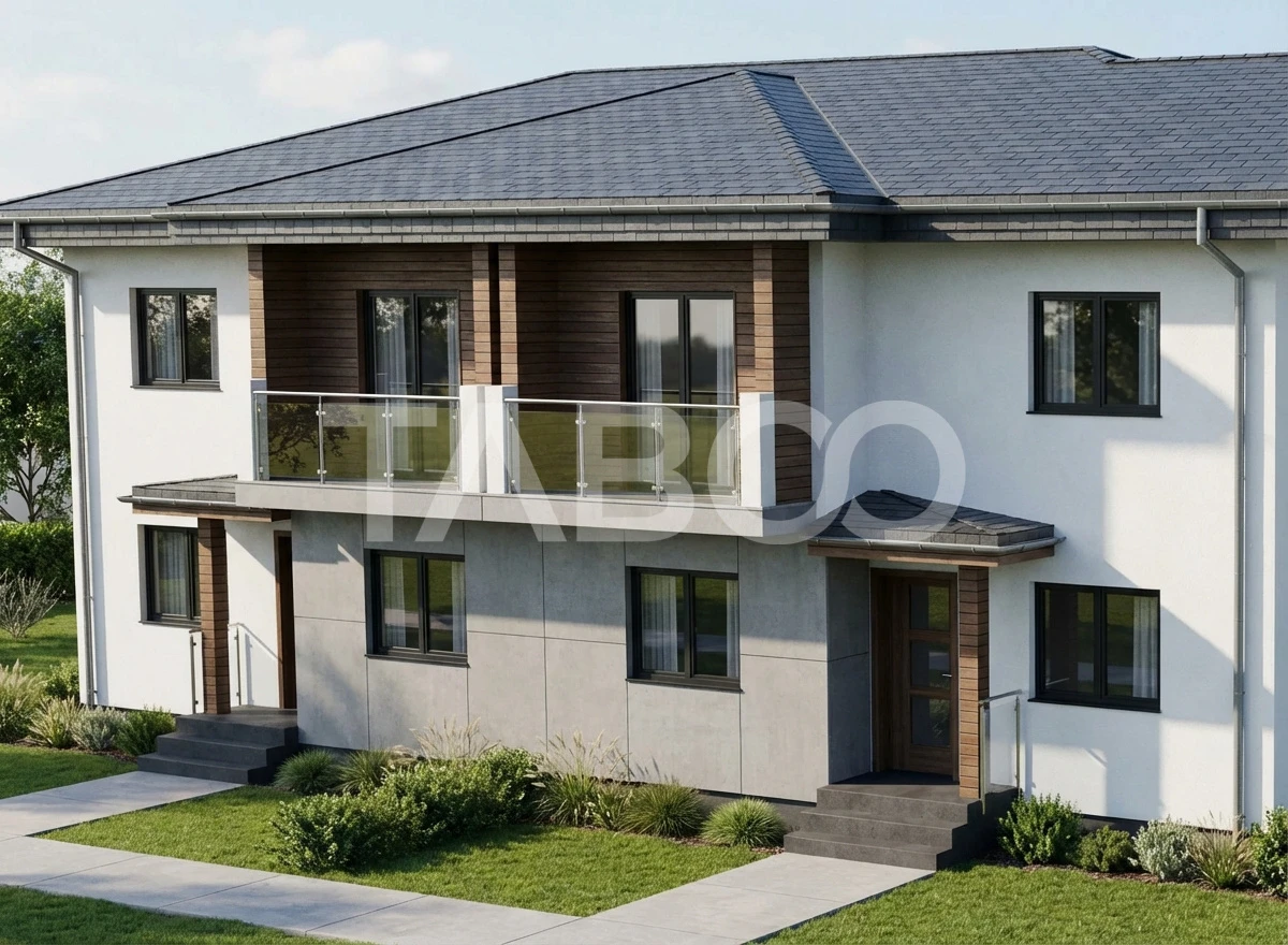 Casa de tip duplex 4 camere 120 mpu zona Selimbar Sibiu - 1