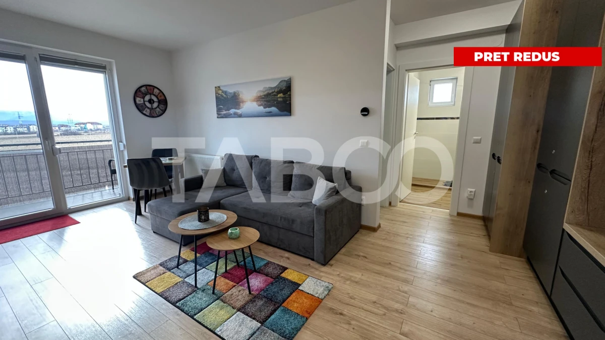 Apartament 2 camere loc de parcare bloc cu lift balcon Turnisor Sibiu - 3