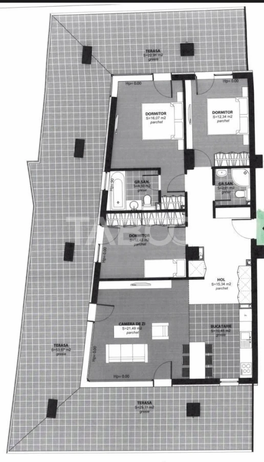 Apartament cu 4 camere la cheie terasa generoasa Buna Ziua - 10
